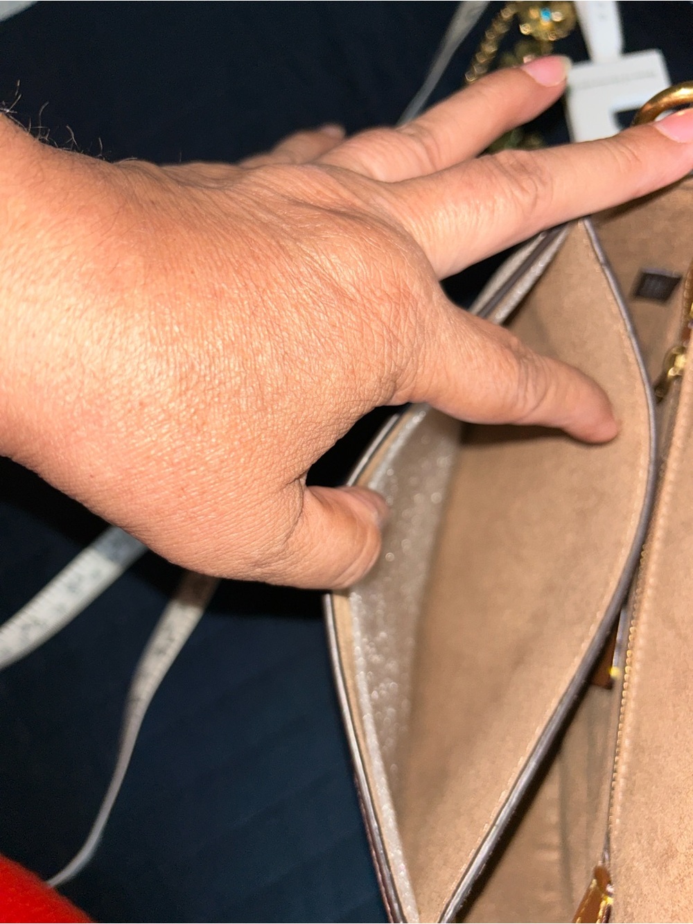 Coach Chalk Pebbled Leather Floral Appliqué Crossbody Bag with Gold Hardware - Picture 5 of 11